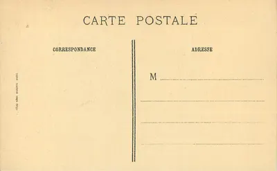 Institut de France — Abadia de Chaalis — O Rond-Point — J.-E. Bulloz, Editor — Verso