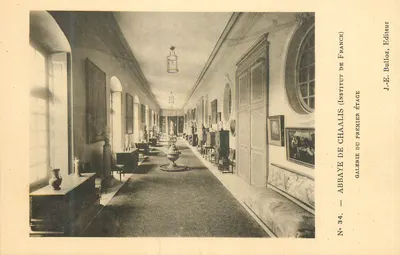 Galeria da Abadia de Chaalis — Primeiro andar — J.-E. Bulloz, Editor
