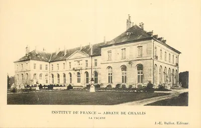 Instituto da França — Abadia de Chaalis — J.-E. Bulloz, Editor