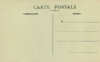 Le Pas de la Cère - As Gorges — Pierre Madécroux, lib.édit., Aurillac, n°1394 — Verso