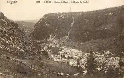 Morez-le-Haut e a Roche du Béchet — O Jura — n° 1411