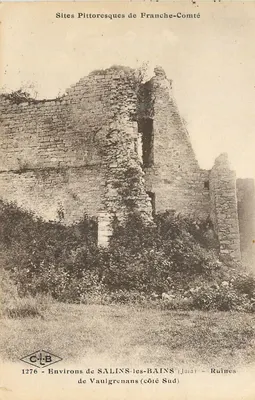 Ruínas de Vaulgrenans — Environs de Salins-les-Bains (Jura) — C-L-B, n°1276