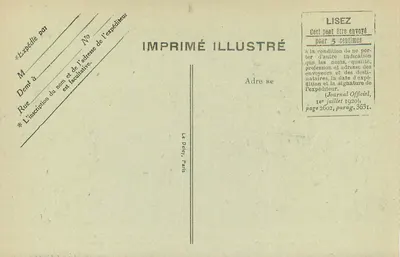 Capilla expiatoria de Luis XVI — Facha y vista del jardín — Imprimé Illustré — Reverso