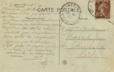 Grenoble — Most Porte de France i Fort Rabot — C. Baffert, Grenoble — Rewers