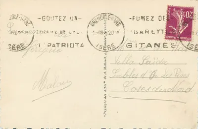Grenoble — Vista generale del teleferico della Bastiglia e le Alpi — Verso