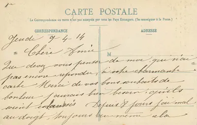 Chaumont — Monumento aos filhos da Alta Marne mortos em 1870-1871 — Julien e Morel, editor — Verso