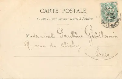 Chaumont — Fontanna i Boulingrin — wydawca nieznany — Rewers