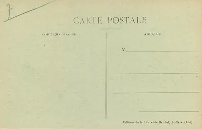 Laroquebrou (Cantal) — Katedra (Monument Historique) — Skulptyury renesansowe — Jehanna de Balzac 1534 — Rewers