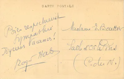 Aurillac - Virgem Negra de Notre-Dame aux-Neiges — Edição Adrien Malfroux, n°18 — Verso