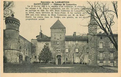 Saint-Point — Castelo de Lamartine — Lembranças de Lamartine