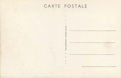Cruz de Lamartine — Lembranças de Lamartine — Héliogravure Combier, Macon — Verso