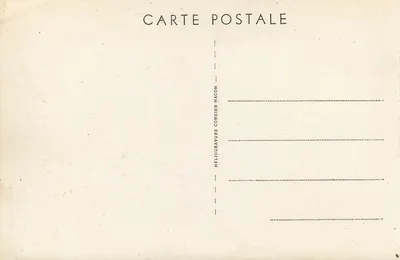 Lamartine — Erinnerungen an Lamartine — Héliogravure Combier Macon — Rückseite