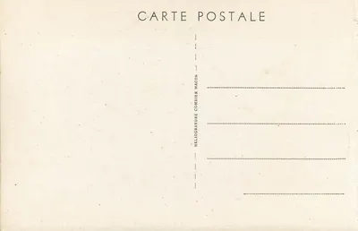 Madame de Lamartine, esposa do poeta — Héliogravure Combier Macon — Verso