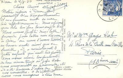 Dax — Ogólny widok, Most Sablard, rzeka Adour, Hotele Splendid i Termalne, Fontanna z wodą ciepłą, L'Atrium — Rewers