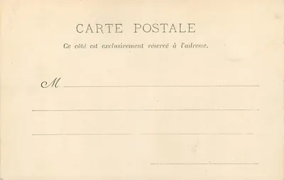 Le Puy — Rzymski portal Hôtel-Dieu, drzwi pokryte żelaznymi paskami w formie spiral (XII wiek) — Margerit & Brémont, wyd. Le Puy (H.-L.), nr 408 — Rewers