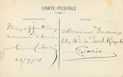 LE PUY — Zamek La Roche-Lambert — Wydawca nieznany — Rewers