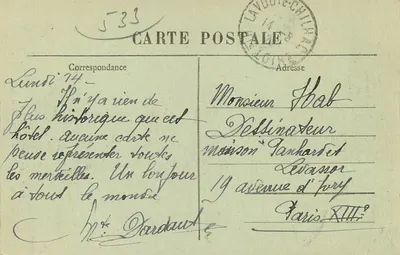 La Chapelle e a Estátua da Nossa Senhora Encontrada — Lavoutte-Chilhac (Hte-Loire) — M.B. Le Puy — Verso