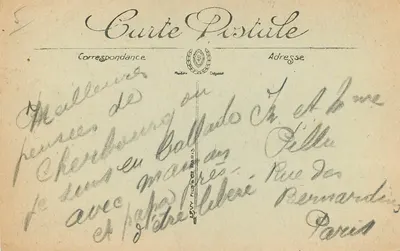 Cherbourg — A Igreja Nossa Senhora do Voto — LL — Verso