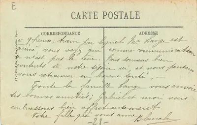 Chartres — Widok z Mostu Nowego — LL. — N° 106 — Rewers
