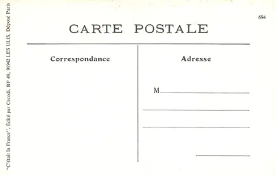 Briare (Loiret) — Ateliers de Cães — O Vendedor de Produtos Frescos — L. Marchand, editor — Verso