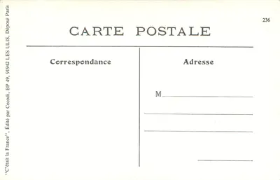 De Mevrouw Jacquetta — Omgeving van Morlaix — Coll. L. Homonic, Stt. — Achterkant