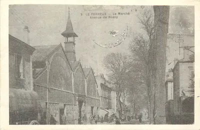 Le Perreux — O Mercado — Avenida de Rosny — Editor Pierre Criquèbeup