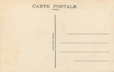 Cancale — Ponta do Grouin, a Grande Rio e a Ilha das Terras — Costa da Esmeralda — editor Loïc, n° 1079 — Verso
