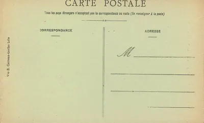 Lille — Katedra św. Maurycja — E.C. n°129 — Rewers