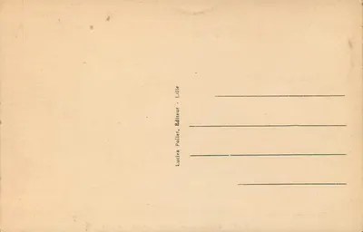 Lille - Ogród Vauban — Lucien Pollet, wydawca, n° L.P. 12 — Rewers