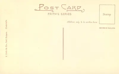 Catedral de Lincoln — vista sudoeste — Frith's Series n°17623 — Verso