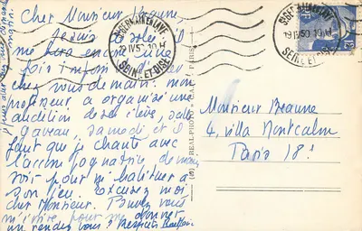 Saint-Germain-en-Laye — Zamek — Cap, nr 273 — Rewers