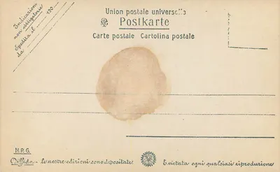 FIRENZE - Museo S. Marco - Cristo nel Pretorio — Union postale universelle, N.P.G. — Rewers