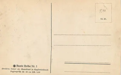 Mutter — Poème dédié à la mère — Série Colorida Número 1 — Verso
