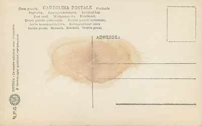 Madonna com o Menino — obra de Lippi — edição DIFTIDA, n° 409 — Verso