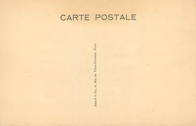 Matarieh — Fresque da Fuga para o Egito — Aulard et Cie, Paris — Verso