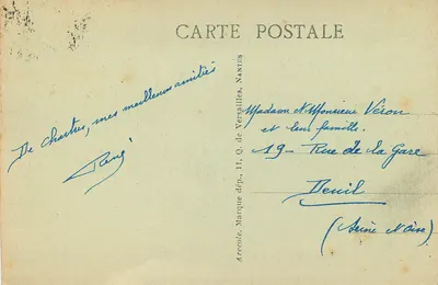 Chartres - Porta Guillaume — wydawca nieznany, nr 13 — Rewers