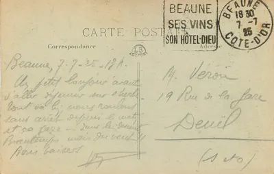 Beaune — L'Hospice Le Portail — C-L-B — Rewers
