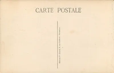 Versailles — Façade du Palais — Widok z przodu. — Rewers