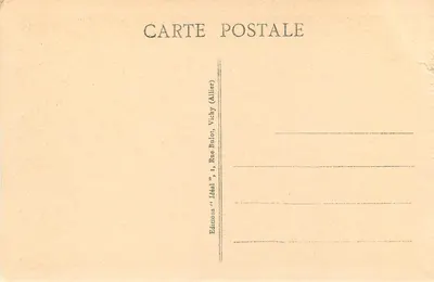 Le Puy - Le Cloître — Chapiteau aux feuilles d'acanthe (XIIe siècle) — Éditions Bulot, Vichy — Verso