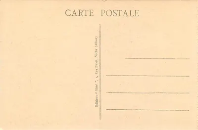 Le Puy - Het Klooster - Syrisch Kapitelschoor - Hoofd van een Hún aan de zijkant (IXe eeuw) — La Haute-Loire Pittoresque — Uitgever Ideal, n° 8515 — Achterkant