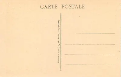 Le Puy - Il Cloître - Capitello rappresentante un Monaco e un'Abbadessa che si contendono un croce (XII secolo) — La Haute-Loire Pittoresque — Editore Ideale — Verso