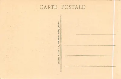 Le Puy - Katedra, widok z Rocher Corneille — wydawca Idéal, seria 8010 — Rewers