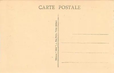 Le Puy - Klasztor - Kapitel z liśćmi akantowych (XI wiek) — La Haute-Loire Pittoresque — Wydawnictwo 'Idéal' (Allier) — Rewers