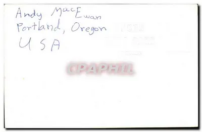 Monte Hood — Oregon — Laurier Line Creations n°2289 — Verso