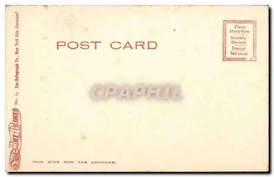 Estátua da Liberdade, N.Y. City — The Rotegr aph Co., New York City (Germany) — No. 15 — Verso