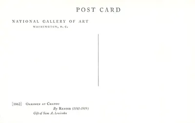 Rowerze w Chatou — reprodukcja — National Gallery of Art, Washington D.C., seria [1062] — Rewers