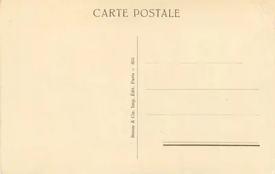 Nymf aan de rand van een fontein — J.-J. Henner — uitgave Braun & Cie, Parijs — Achterkant