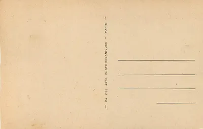 Katedra — Mende — Spółka Sztuki Fotomechanicznej, Paryż — Rewers