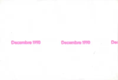 Mulher de cabelos loiros — perfil — dezembro 1990 — Verso