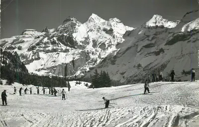 Kandersteg-Oeschinen — Blümlisalp & Fründenhorn — Photo-Verlag Gyrer, Adelboden, n° 17370